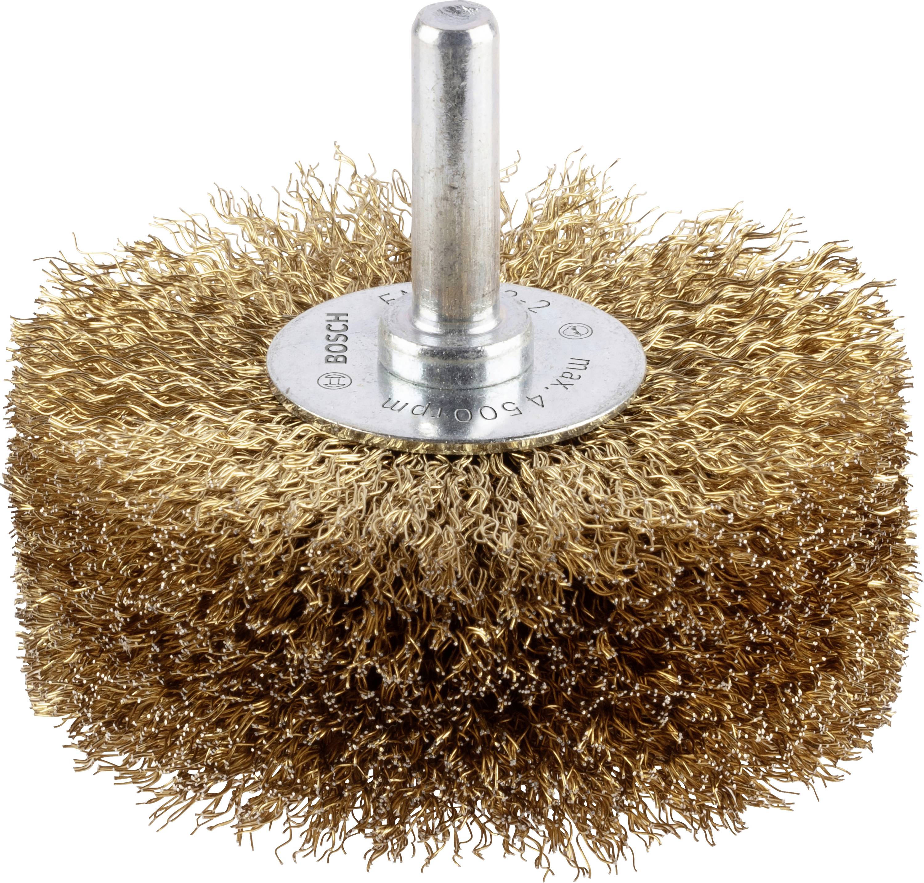 Bosch Accessories Kotoučový kartáč, s vrstvou mosazi - 80 mm, 0,2 mm, 35 mm 2608622130 Ø dříku 6 mm 2608622130 1 ks