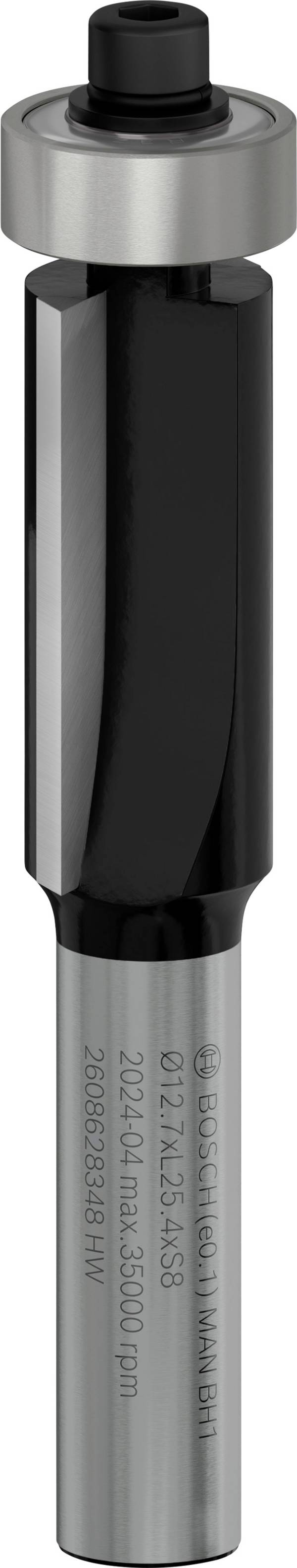 Bosch Accessories 2608628348 zarovnávací fréza, tvrdokov, Délka 68 mm, Vnější Ø 12.7 mm, Ø hřídele 8 mm