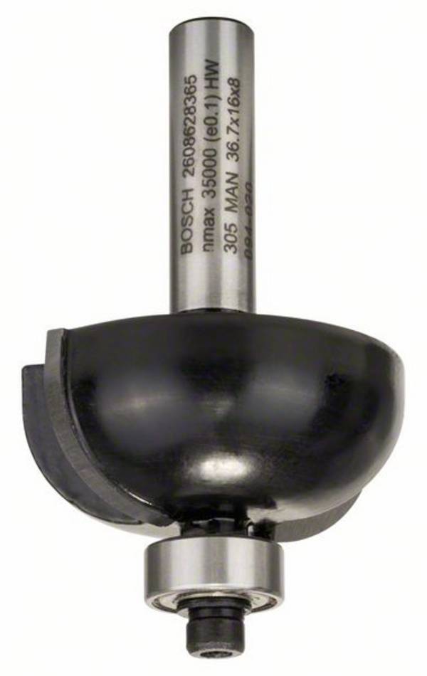 Bosch Accessories 2608628365 dlabací fréza, tvrdokov, Délka 58 mm, Vnější Ø 36.7 mm, Ø hřídele 8 mm