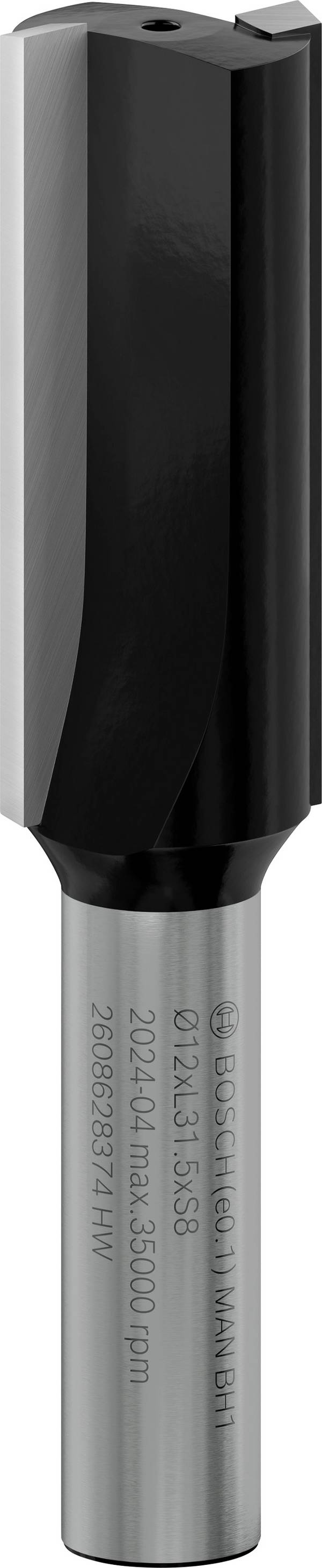 Bosch Accessories 2608628374 drážkovací fréza, tvrdokov, Délka 62 mm, Vnější Ø 12 mm, Ø hřídele 8 mm