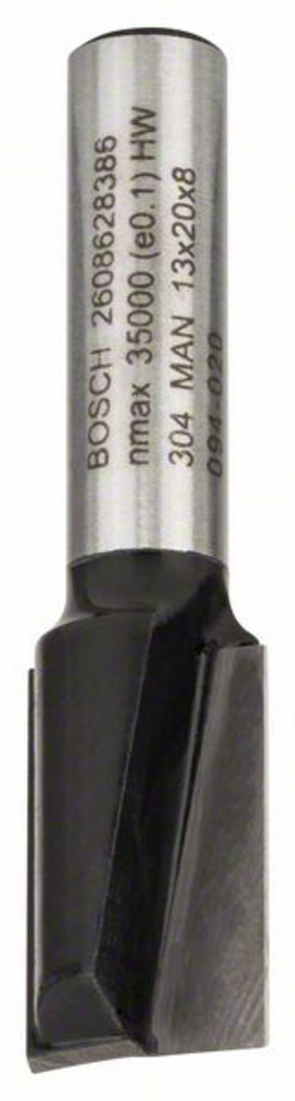 Bosch Accessories 2608628386 drážkovací fréza, tvrdokov, Délka 51 mm, Vnější Ø 13 mm, Ø hřídele 8 mm