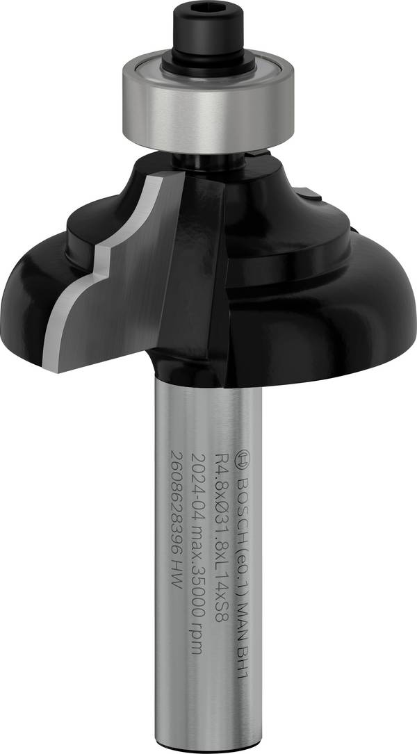 Bosch Accessories 2608628396 profilová fréza, tvrdokov, Délka 57 mm, Ø hřídele 8 mm