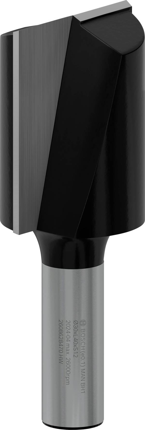 Bosch Accessories 2608628470 drážkovací fréza, tvrdokov, Délka 81 mm, Vnější Ø 30 mm, Ø hřídele 12 mm