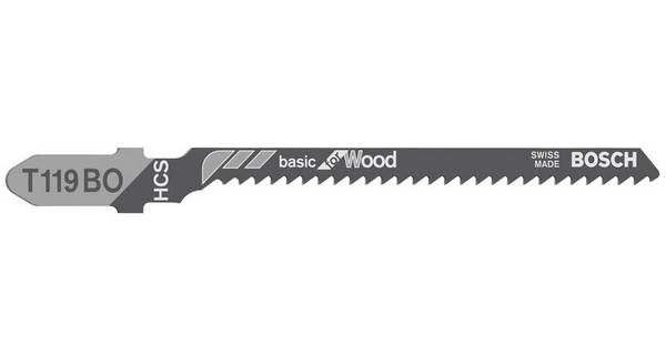 Bosch Accessories 2608630310 Pilový plátek do kmitací pily T 119 BO - Basic for Wood 5 ks