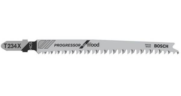 Bosch Accessories 2608633523 Pilový plátek do kmitací pily T 234 X - Progressor for Wood 3 ks