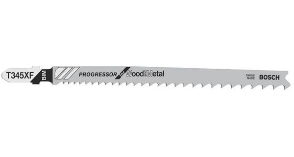 Bosch Accessories 2608634995 Pilový plátek do kmitací pily T 345 XF - Progressor for Wood and Metal 25 ks