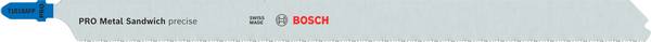 Bosch Accessories 2608636793 Pilový plátek  pro kmitací pily T 1018 AFP - Precision for Metal-Sandwich 3 ks