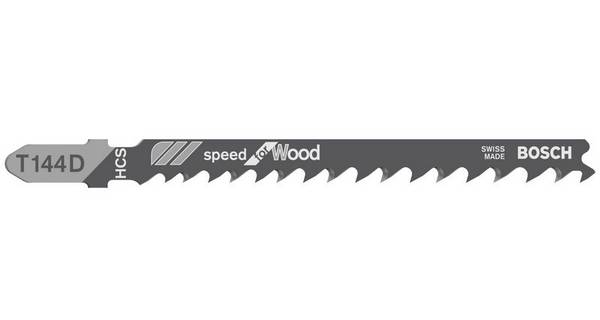 Bosch Accessories 2608637880 Pilový plátek do kmitací pily T 144 D - Speed for Wood 100 ks