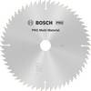 Bosch Accessories Multi Material 2608640449 tvrdokovový pilový kotouč 254 x 30 x 3.2 mm Počet zubů (na palec): 60 1 ks