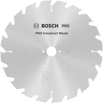 Pilový list značky Bosch, model 'PRO Construct Wood', speciálně navržený pro práci se dřevem.