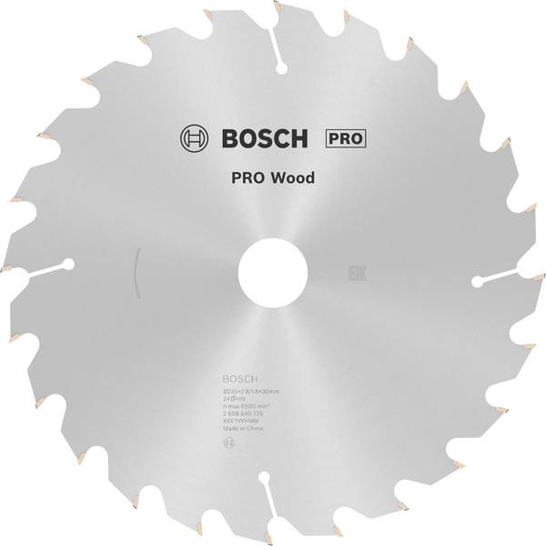 Bosch Accessories Optiline Wood 2608640725 tvrdokovový pilový kotouč   235 x 30 x 2.8 mm Počet zubů (na palec): 24 1 ks