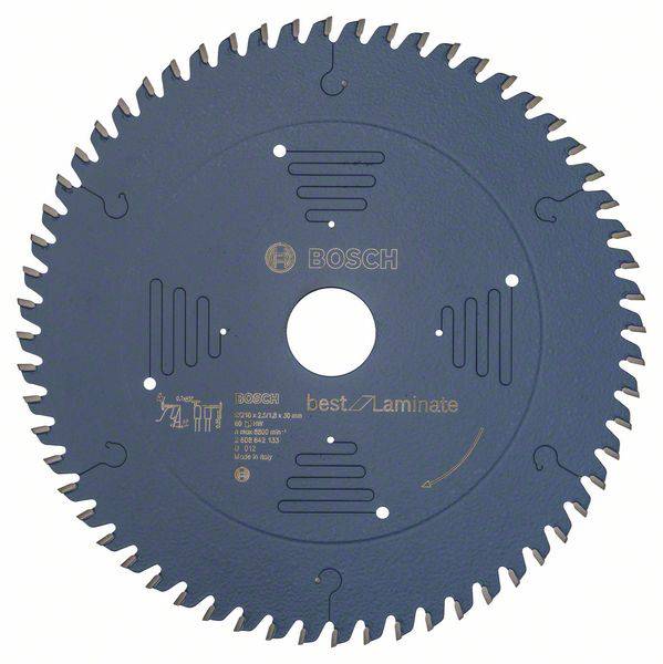 Bosch Accessories Best for Laminate 2608642133 pilový kotouč 216 x 30 x 2.5 mm Počet zubů (na palec): 60 1 ks