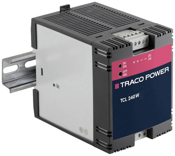 TracoPower TCL 240-124 síťový zdroj na DIN lištu  24 V/DC 10 A 240 W Počet výstupů:1 x  Obsah 1 ks