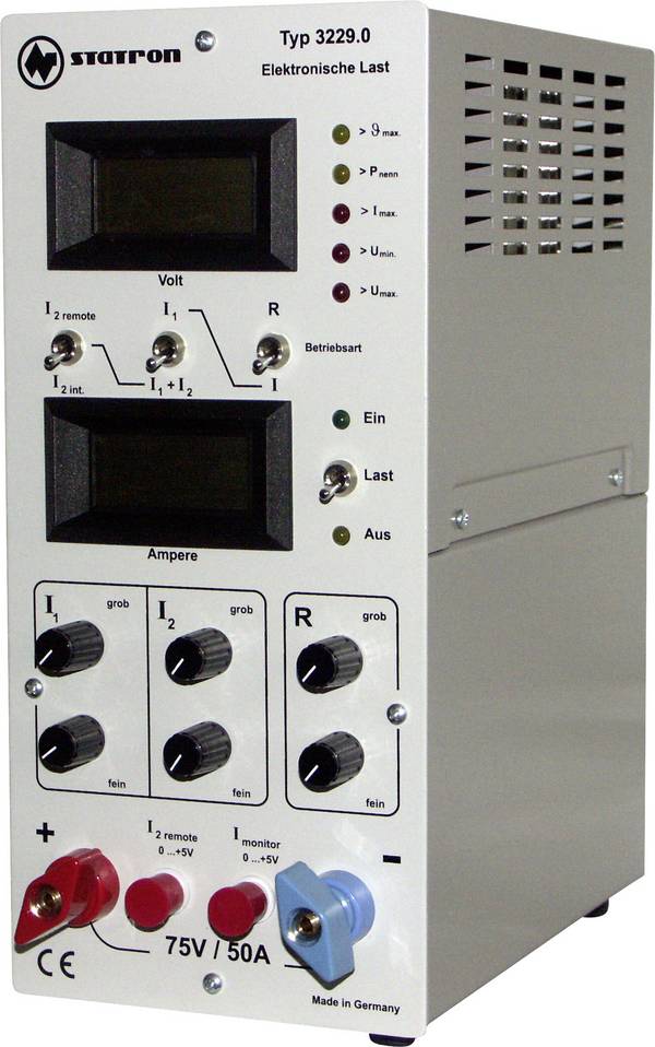 elektronická zátěž Statron 3229.0 75 V/DC 50 A 400 W