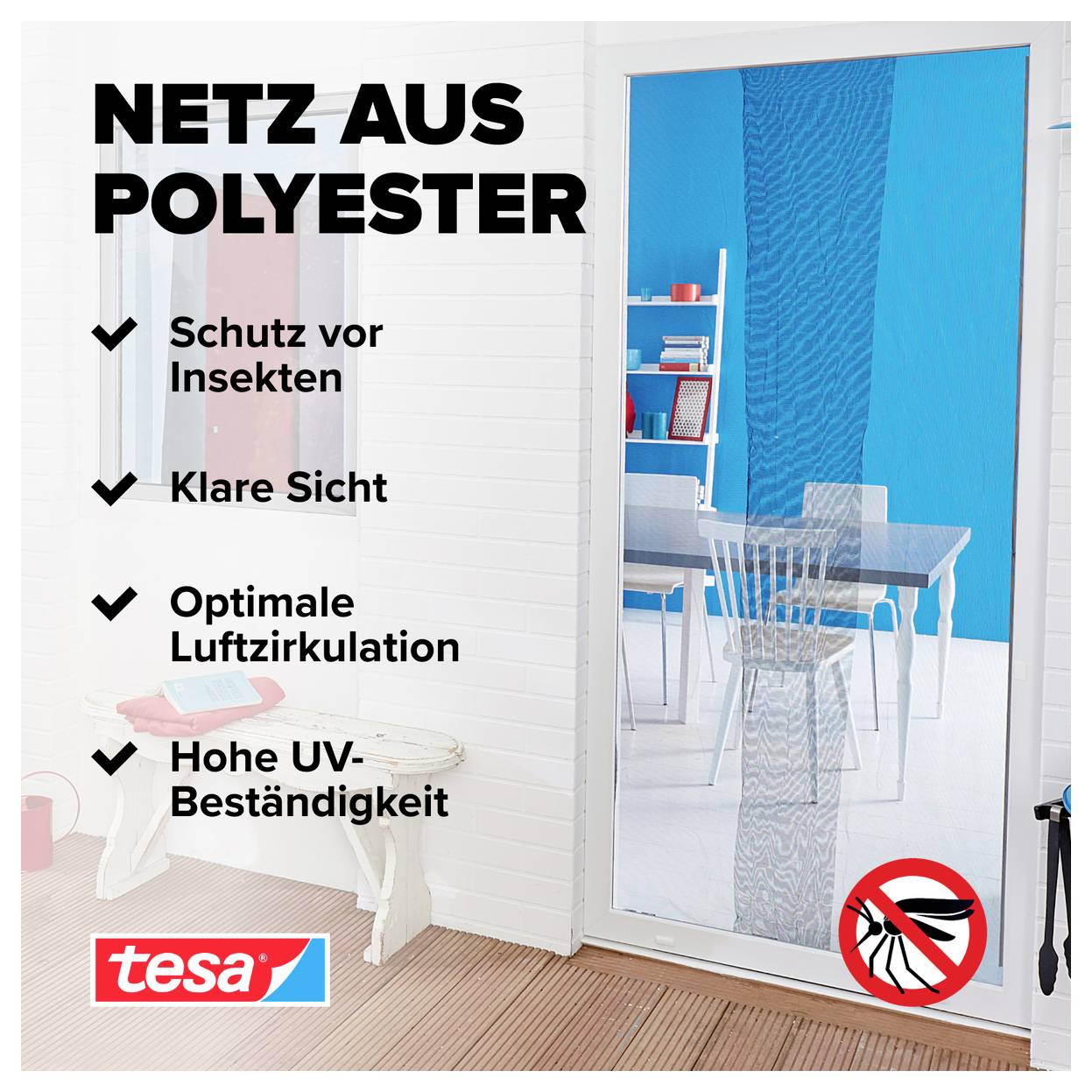 tesa STANDARD 55679-00021-05 Dveřní létající obrazovka (š x v) 650 mm x 2200 mm antracitová 1 ks-4