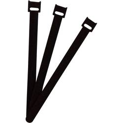 Káblový manažér na suchý zips FASTECH® ETK-3-200-9999, (d x š) 200 mm x 13 mm, čierna, 1 ks