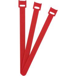 Káblový manažér na suchý zips FASTECH® ETK-3-200-1339, (d x š) 200 mm x 13 mm, červená, 1 ks