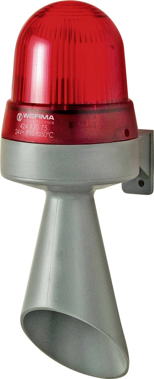 Werma Signaltechnik kombinované signalizační zařízení LED Werma červená trvalé světlo 24 V/DC 98 dB