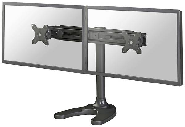 <br> Neomounts<br> FPMA-D700DD<br> <br> držák monitoru<br> 2 Displej: (s)<br> 48,3 cm (19") - 76,2 cm (30")<br> černá<br> nastavitelná výška, naklápěcí, nakláněcí, otočný<br>