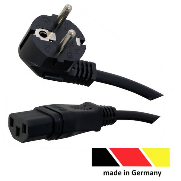 HAWA 1008234 IEC kabel  černá 5.00 m