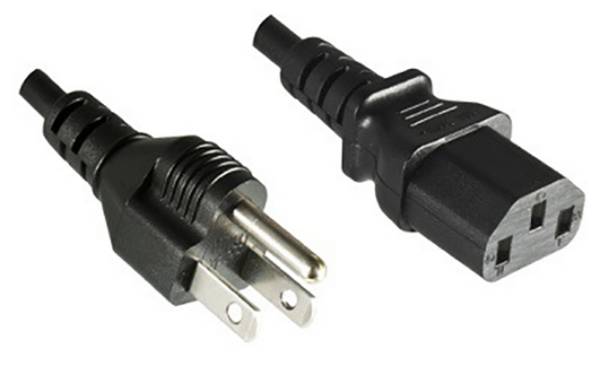 HAWA 1008247 IEC kabel  černá 2.00 m