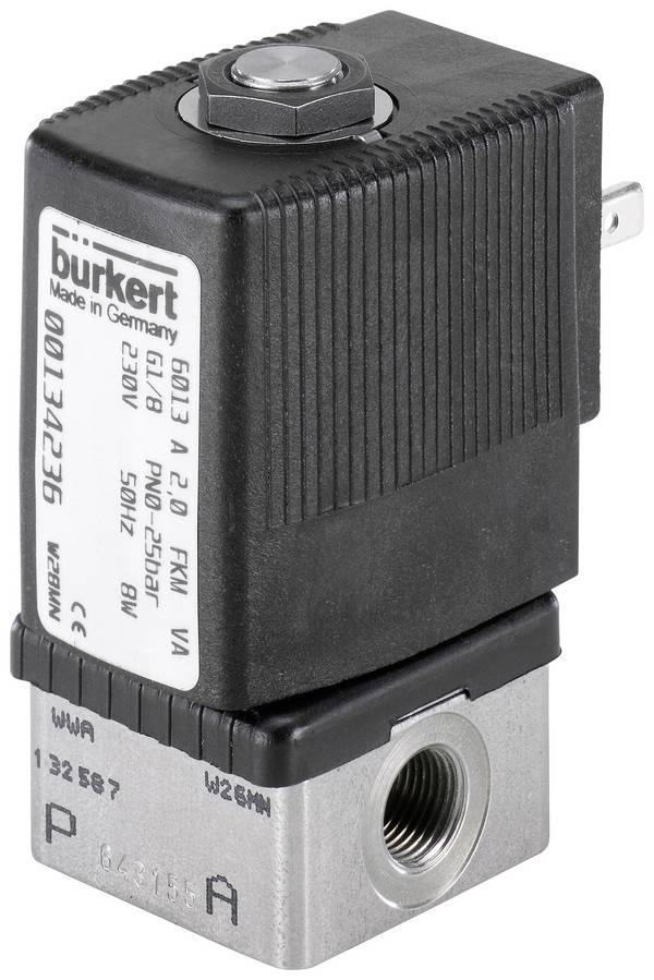 <br>  Bürkert<br>  přímo řízený ventil<br>  126082<br>  6013<br>  24 V/AC<br>  spojka G 1/4<br>  Jmenovitá vzdálenost 3 mm<br>  <br>  1 ks<br>