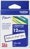 etikety Brother TZe, TZ TZe-135 Barva pásky: transparentní Barva písma:bílá 12 mm 8 m