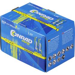 Conrad energy LR03 mikrotužková baterie AAA alkalicko-manganová 1.5 V 24 ks