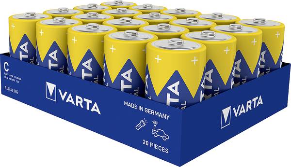 Varta Varta Cons.Varta baterie malé mono C alkalicko-manganová 7800 mAh 1.5 V 20 ks