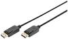 Digitus DisplayPort kabel Konektor DisplayPort, Konektor DisplayPort 3.00 m černá AK-340103-030-S Kabel DisplayPort