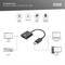 Adaptér pro převod DisplayPort na HDMI, vhodný pro monitor, projektor a notebook. Podporuje Full HD a HDCP.