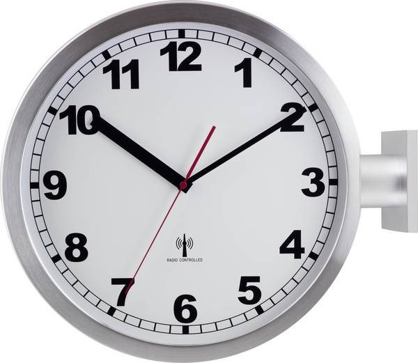 EUROTIME ET-51764-47 DCF nástěnné hodiny 40 cm , hliník