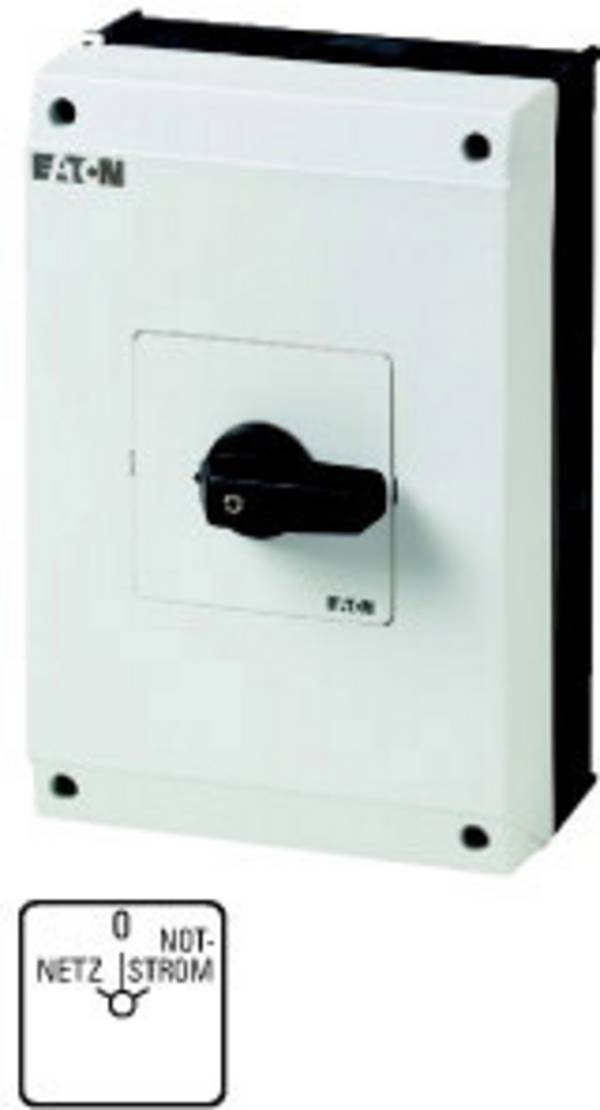 Eaton T5B-4-8902/I4 silový vypínač 63 A 2 x 60 ° šedá, černá 1 ks