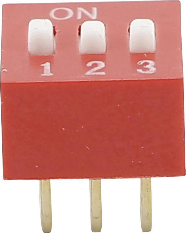 TRU COMPONENTS  709426  DS-03  DIP spínač  Pólů 3  standardní  1 ks