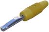 Hirschmann Test & Measurement VON 20 banánkový konektor zástrčka, rovná Ø pin: 4 mm žlutá 1 ks