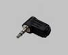BKL Electronic 1107005 jack konektor 3.5 mm zástrčka, zahnutá Pólů: 3 stereo černá 1 ks
