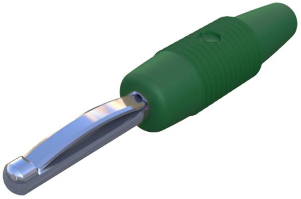 Hirschmann Test & Measurement VON 20 banánkový konektor zástrčka, rovná Ø pin: 4 mm zelená 1 ks