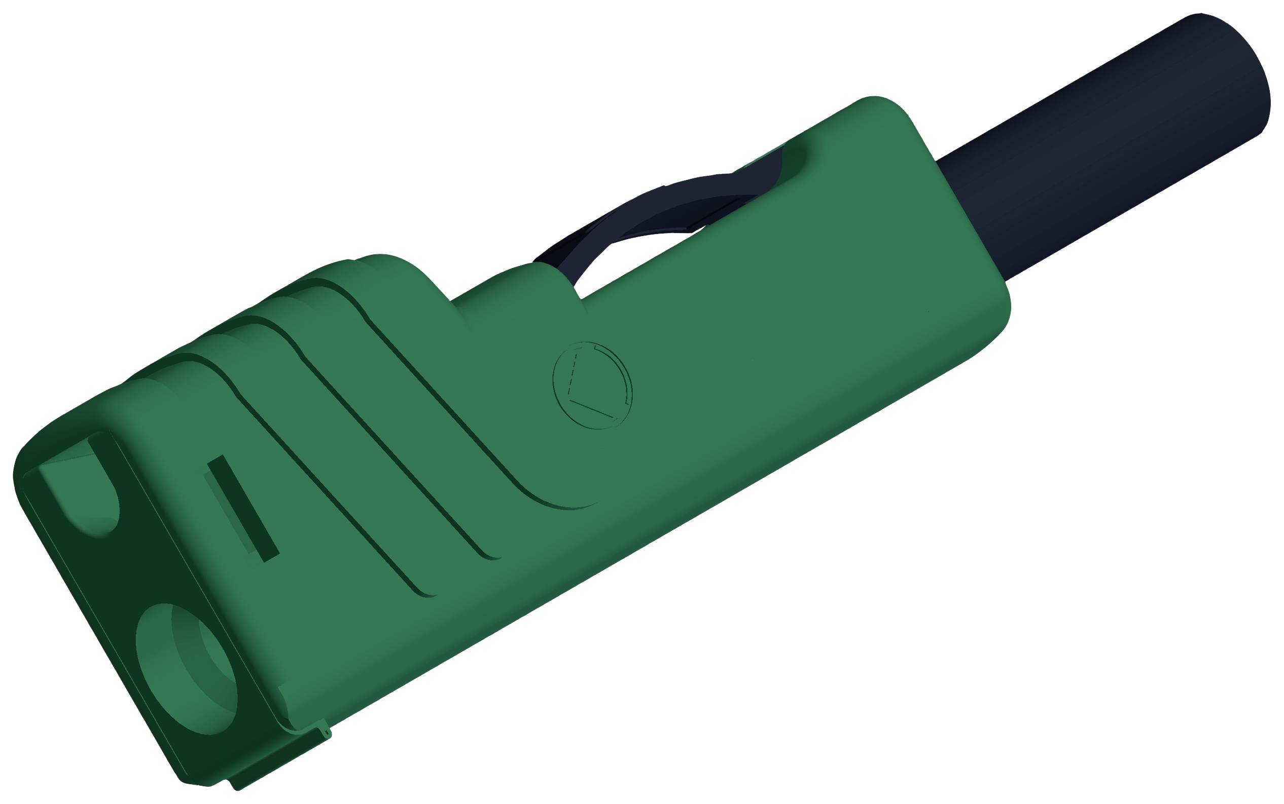 Zelený elektrický nástavec vysavače s hadicí. Navržen pro efektivní čištění povrchů.