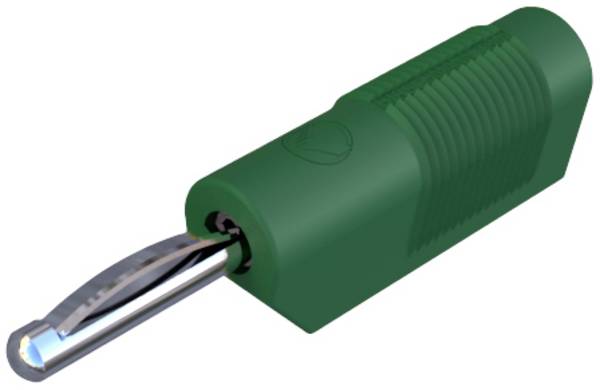Hirschmann Test & Measurement VSB 20 banánkový konektor zástrčka, rovná Ø pin: 4 mm zelená 1 ks