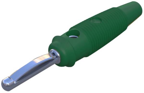 Hirschmann Test & Measurement VQ 30 banánkový konektor zástrčka, rovná Ø pin: 4 mm zelená 1 ks