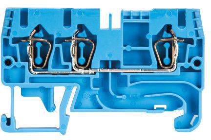 Duo-Durchgangsklemme fasis N/A 0.13 - 4 mm² WKFN 2,5 D1/2/35 BLAU modrá Wieland Electric 1 ks