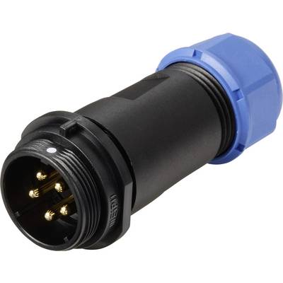 Weipu SP2111 / P 5 II kulatý faston, 1 ks-0