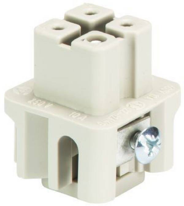 Wieland Electric 73.300.0353.0 konektorová vložka, zásuvka MIN Počet kontaktů 3 + PE 1 ks
