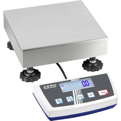 Elektronická váha s čitelným displejem a nerezovou plošinou, vhodná pro přesná měření v průmyslových aplikacích.