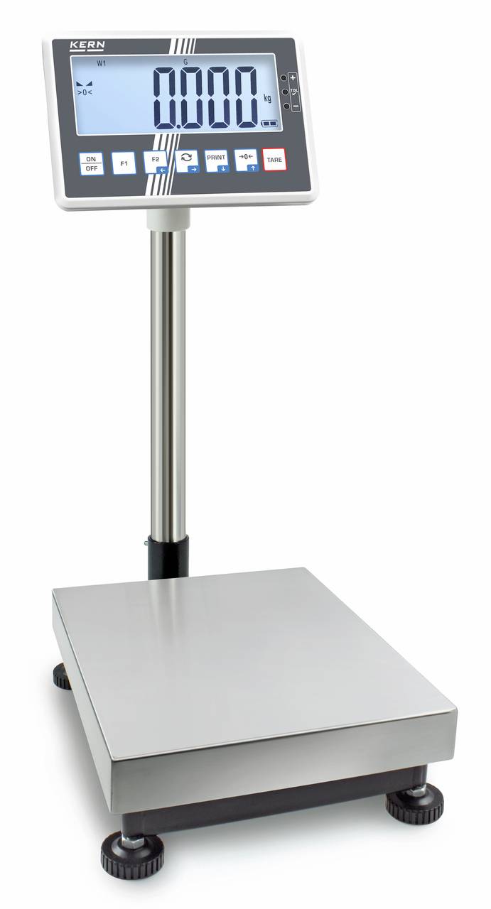 Elektronická váha s digitálním displejem a nerezovou plošinou. Displej zobrazuje '0.000'. Vhodná pro přesné vážení.