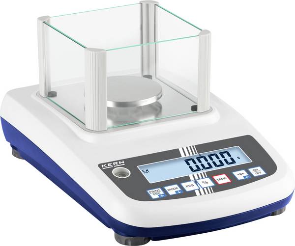Kern PFB 120-3 přesná váha  Max. váživost 120 g Rozlišení 0.001 g přes napájecí zdroj do zásuvky stříbrná