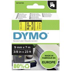 Páska do štítkovače DYMO 40918 (S0720730), 9 mm, D1, 7 m, černá/žlutá