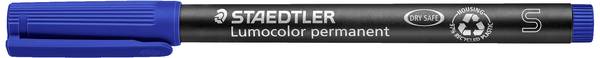 Staedtler Lumocolor permanent S DRY SAFE 313-3 permanentní popisovač  modrá Vodotěsné: Ano