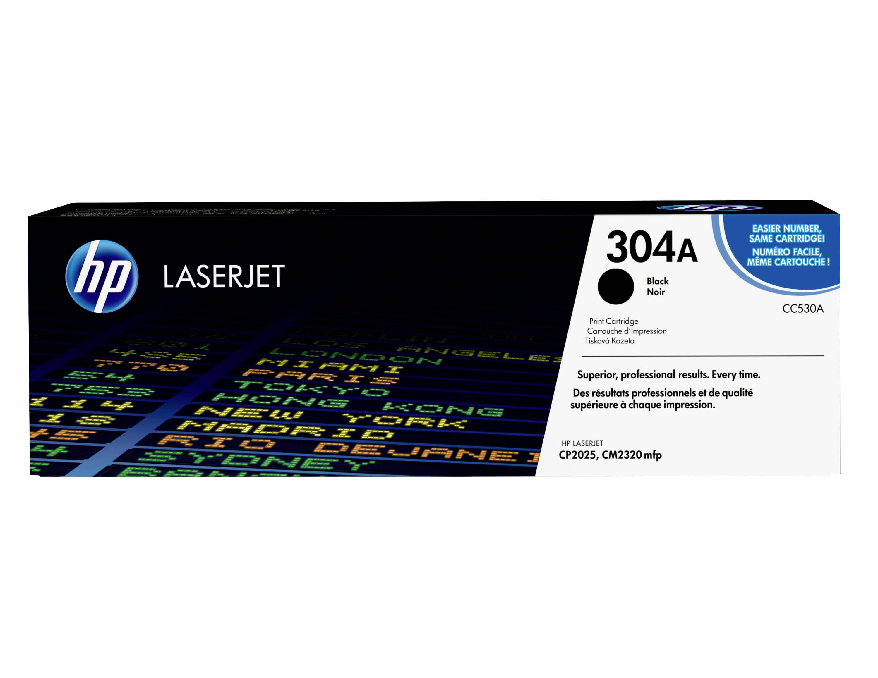 HP Toner 304A originál černá 3500 Seiten CC530A