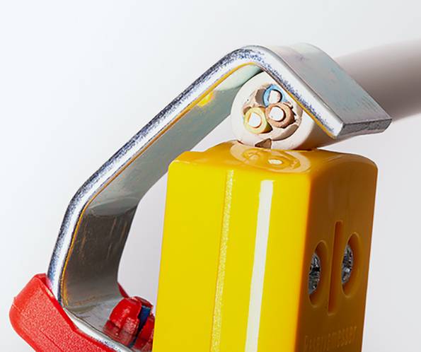 Jokari 10160 No 16 Secura odizolovací nůž Vhodné pro odizolovací kleště Kulaté kabely 4 do 16 mm Vhodné pro značku (kleš-3